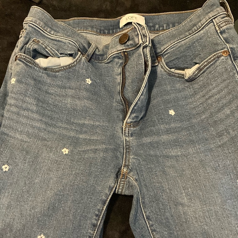 LOFT Blue High Rise Jeans with Classic Denim Style